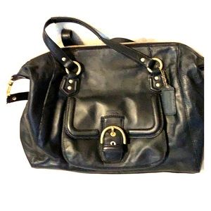 Coach black satchel